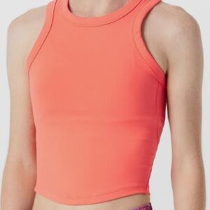 Nike Dri-FIT Coral Cropped Tank Top Sleeveless Workout Small